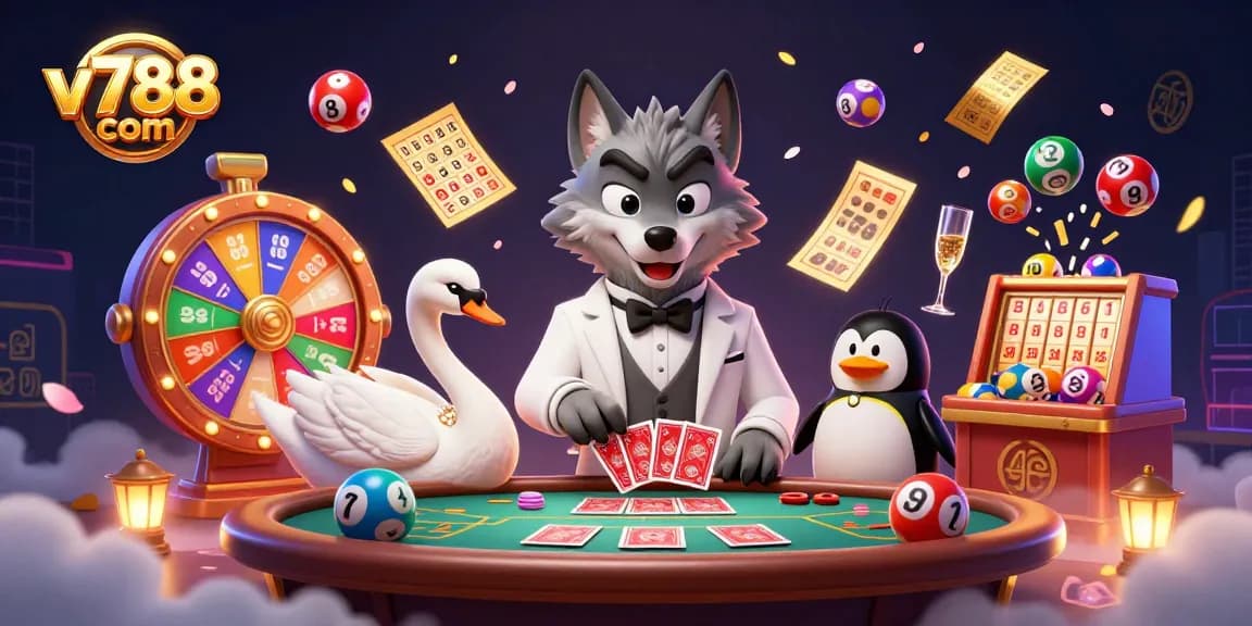 Experience thrilling gameplay excitement at v788 com with vibrant casino characters and dynamic gaming elements.
