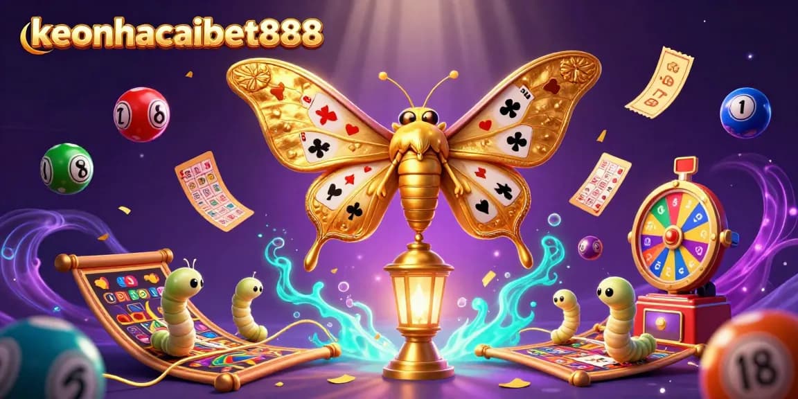 Engage in thrilling games at keonhacaibet888 with an exciting illustration of casino elements.