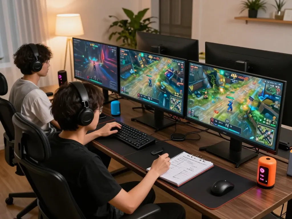 Engaging into DA GA88 online gameplay, showcasing strategic moments and personal setup for an immersive gambling experience.