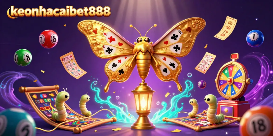 Engage in thrilling games at keonhacaibet888 with an exciting illustration of casino elements.