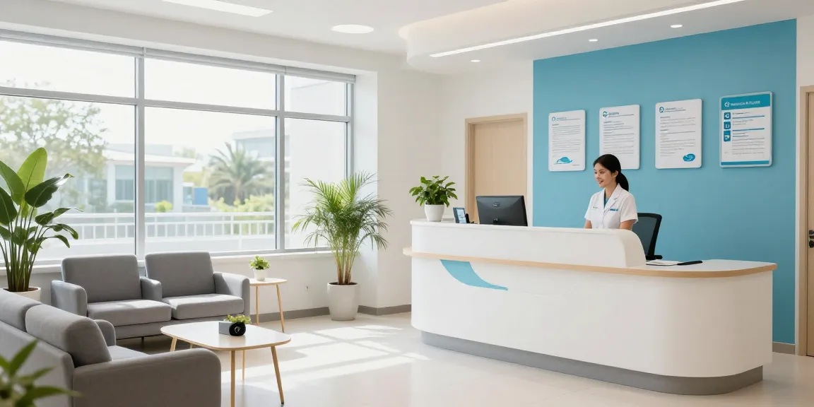 Modern healthcare facility with trusted services, including link bl555 for patient care.