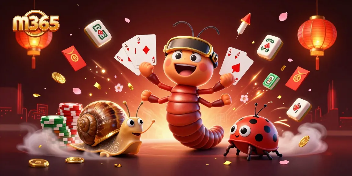 Experience winning excitement at m365 with vibrant 3D illustration of engaging casino characters