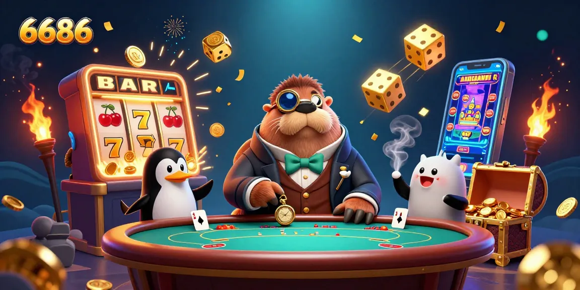Elevate your gameplay at 6686 with a vibrant underwater casino scene featuring a poker game.