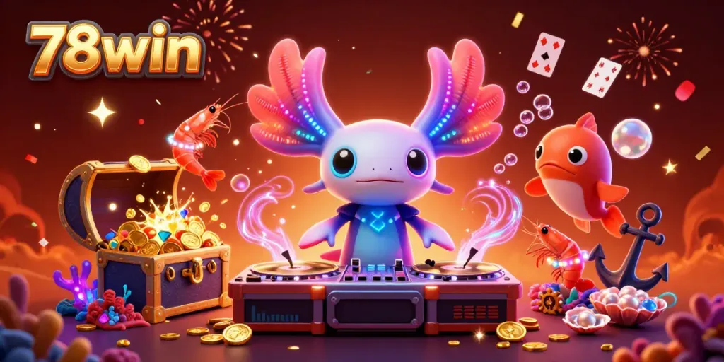 Experience thrilling moments at 78win, featuring vibrant characters and dynamic casino elements.