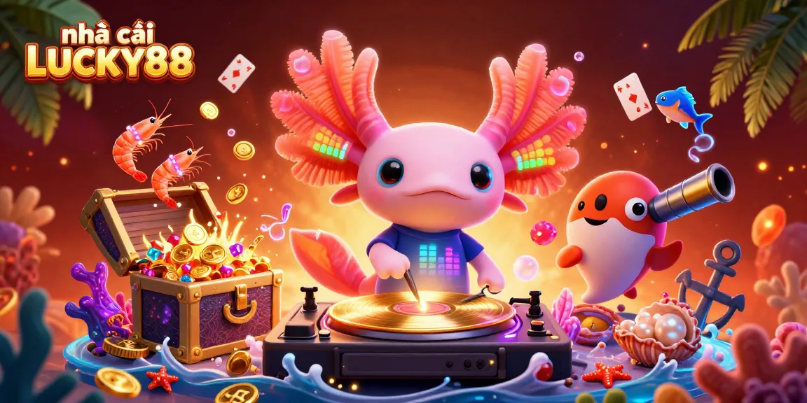 Bet on thrilling games at nhà cái LUCKY88 with vibrant underwater casino scene illustration.