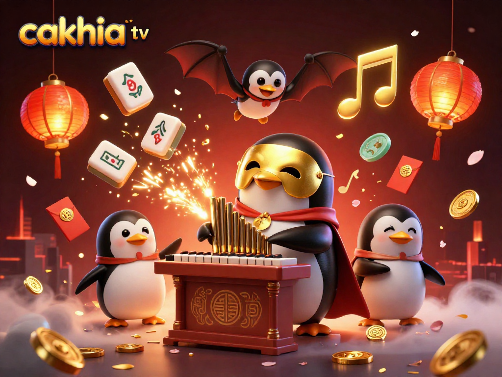 Experience the thrill of cakhia tv with a vibrant casino illustration featuring dynamic characters and elements.