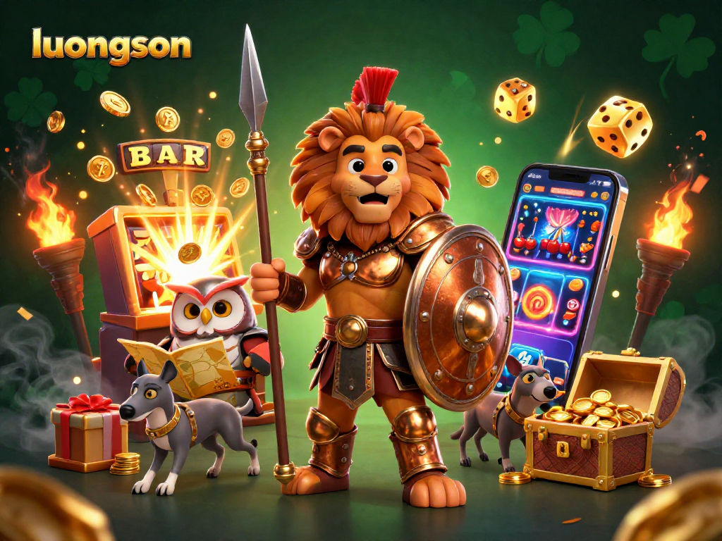 Experience the luongson thrilling action of a jackpot explosion from a dynamic casino scene.