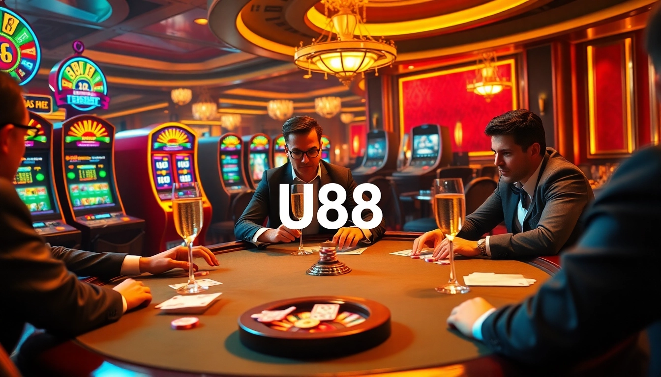 Experience the thrill of gambling at U88 with engaging card games and vibrant slot machines.
